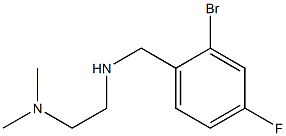 [(2-bromo-4-fluorophenyl)methyl][2-(dimethylamino)ethyl]amine Structure