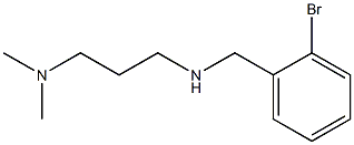 [(2-bromophenyl)methyl][3-(dimethylamino)propyl]amine Structure