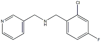 [(2-chloro-4-fluorophenyl)methyl](pyridin-3-ylmethyl)amine Structure