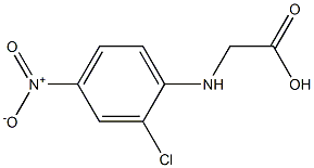 [(2-chloro-4-nitrophenyl)amino]acetic acid 구조식 이미지