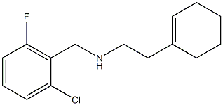 [(2-chloro-6-fluorophenyl)methyl][2-(cyclohex-1-en-1-yl)ethyl]amine 구조식 이미지