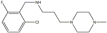 [(2-chloro-6-fluorophenyl)methyl][3-(4-methylpiperazin-1-yl)propyl]amine Structure