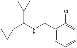 [(2-chlorophenyl)methyl](dicyclopropylmethyl)amine Structure