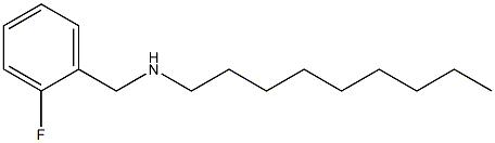 [(2-fluorophenyl)methyl](nonyl)amine Structure