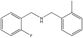 [(2-fluorophenyl)methyl][(2-methylphenyl)methyl]amine Structure