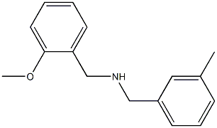 [(2-methoxyphenyl)methyl][(3-methylphenyl)methyl]amine Structure