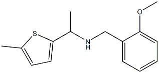 [(2-methoxyphenyl)methyl][1-(5-methylthiophen-2-yl)ethyl]amine 구조식 이미지