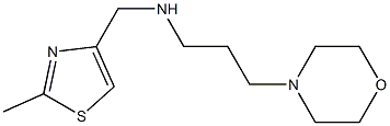 [(2-methyl-1,3-thiazol-4-yl)methyl][3-(morpholin-4-yl)propyl]amine Structure