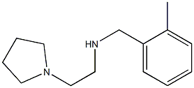 [(2-methylphenyl)methyl][2-(pyrrolidin-1-yl)ethyl]amine Structure