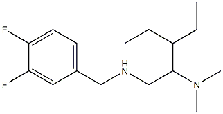 [(3,4-difluorophenyl)methyl][2-(dimethylamino)-3-ethylpentyl]amine 구조식 이미지