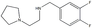 [(3,4-difluorophenyl)methyl][2-(pyrrolidin-1-yl)ethyl]amine 구조식 이미지