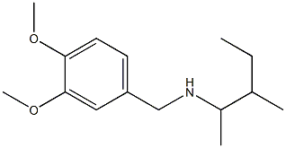 [(3,4-dimethoxyphenyl)methyl](3-methylpentan-2-yl)amine Structure