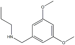 [(3,5-dimethoxyphenyl)methyl](propyl)amine Structure