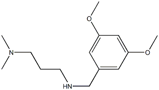 [(3,5-dimethoxyphenyl)methyl][3-(dimethylamino)propyl]amine 구조식 이미지