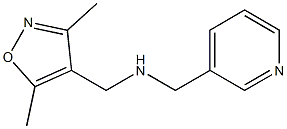 [(3,5-dimethyl-1,2-oxazol-4-yl)methyl](pyridin-3-ylmethyl)amine Structure