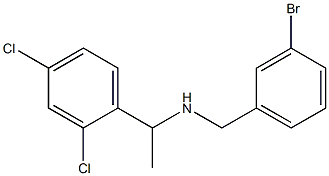 [(3-bromophenyl)methyl][1-(2,4-dichlorophenyl)ethyl]amine 구조식 이미지