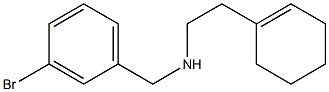 [(3-bromophenyl)methyl][2-(cyclohex-1-en-1-yl)ethyl]amine 구조식 이미지