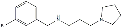 [(3-bromophenyl)methyl][3-(pyrrolidin-1-yl)propyl]amine 구조식 이미지