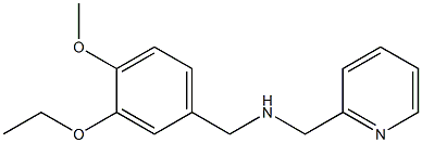 [(3-ethoxy-4-methoxyphenyl)methyl](pyridin-2-ylmethyl)amine 구조식 이미지