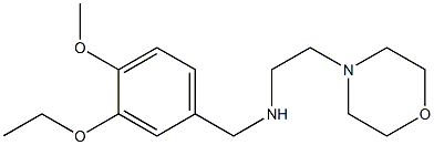 [(3-ethoxy-4-methoxyphenyl)methyl][2-(morpholin-4-yl)ethyl]amine 구조식 이미지