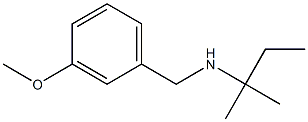 [(3-methoxyphenyl)methyl](2-methylbutan-2-yl)amine 구조식 이미지