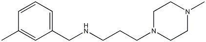 [(3-methylphenyl)methyl][3-(4-methylpiperazin-1-yl)propyl]amine 구조식 이미지