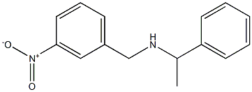 [(3-nitrophenyl)methyl](1-phenylethyl)amine Structure