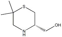 [(3S)-6,6-dimethylthiomorpholin-3-yl]methanol 구조식 이미지