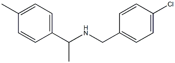 [(4-chlorophenyl)methyl][1-(4-methylphenyl)ethyl]amine 구조식 이미지