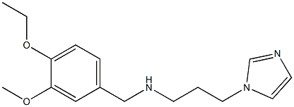 [(4-ethoxy-3-methoxyphenyl)methyl][3-(1H-imidazol-1-yl)propyl]amine 구조식 이미지
