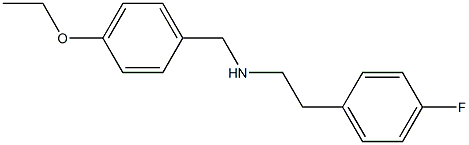 [(4-ethoxyphenyl)methyl][2-(4-fluorophenyl)ethyl]amine Structure