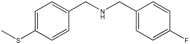 [(4-fluorophenyl)methyl]({[4-(methylsulfanyl)phenyl]methyl})amine 구조식 이미지