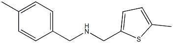 [(4-methylphenyl)methyl][(5-methylthiophen-2-yl)methyl]amine Structure