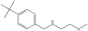 [(4-tert-butylphenyl)methyl](2-methoxyethyl)amine Structure