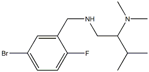 [(5-bromo-2-fluorophenyl)methyl][2-(dimethylamino)-3-methylbutyl]amine 구조식 이미지