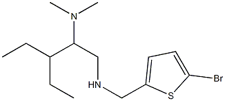 [(5-bromothiophen-2-yl)methyl][2-(dimethylamino)-3-ethylpentyl]amine 구조식 이미지