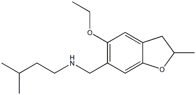 [(5-ethoxy-2-methyl-2,3-dihydro-1-benzofuran-6-yl)methyl](3-methylbutyl)amine 구조식 이미지