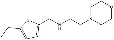 [(5-ethylthiophen-2-yl)methyl][2-(morpholin-4-yl)ethyl]amine 구조식 이미지