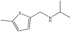 [(5-methylthiophen-2-yl)methyl](propan-2-yl)amine Structure