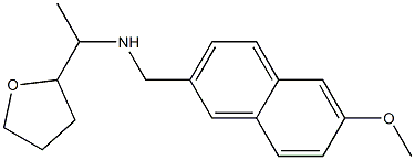 [(6-methoxynaphthalen-2-yl)methyl][1-(oxolan-2-yl)ethyl]amine Structure
