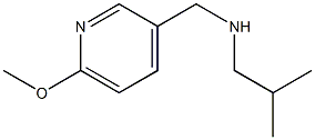 [(6-methoxypyridin-3-yl)methyl](2-methylpropyl)amine Structure