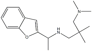 [1-(1-benzofuran-2-yl)ethyl]({2-[(dimethylamino)methyl]-2-methylpropyl})amine Structure