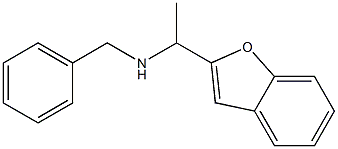 [1-(1-benzofuran-2-yl)ethyl](benzyl)amine Structure