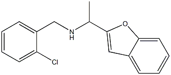 [1-(1-benzofuran-2-yl)ethyl][(2-chlorophenyl)methyl]amine 구조식 이미지