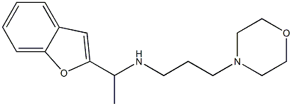 [1-(1-benzofuran-2-yl)ethyl][3-(morpholin-4-yl)propyl]amine Structure