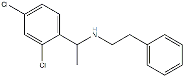[1-(2,4-dichlorophenyl)ethyl](2-phenylethyl)amine Structure