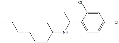 [1-(2,4-dichlorophenyl)ethyl](octan-2-yl)amine Structure