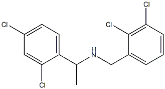[1-(2,4-dichlorophenyl)ethyl][(2,3-dichlorophenyl)methyl]amine 구조식 이미지