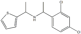 [1-(2,4-dichlorophenyl)ethyl][1-(thiophen-2-yl)ethyl]amine 구조식 이미지