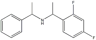 [1-(2,4-difluorophenyl)ethyl](1-phenylethyl)amine Structure